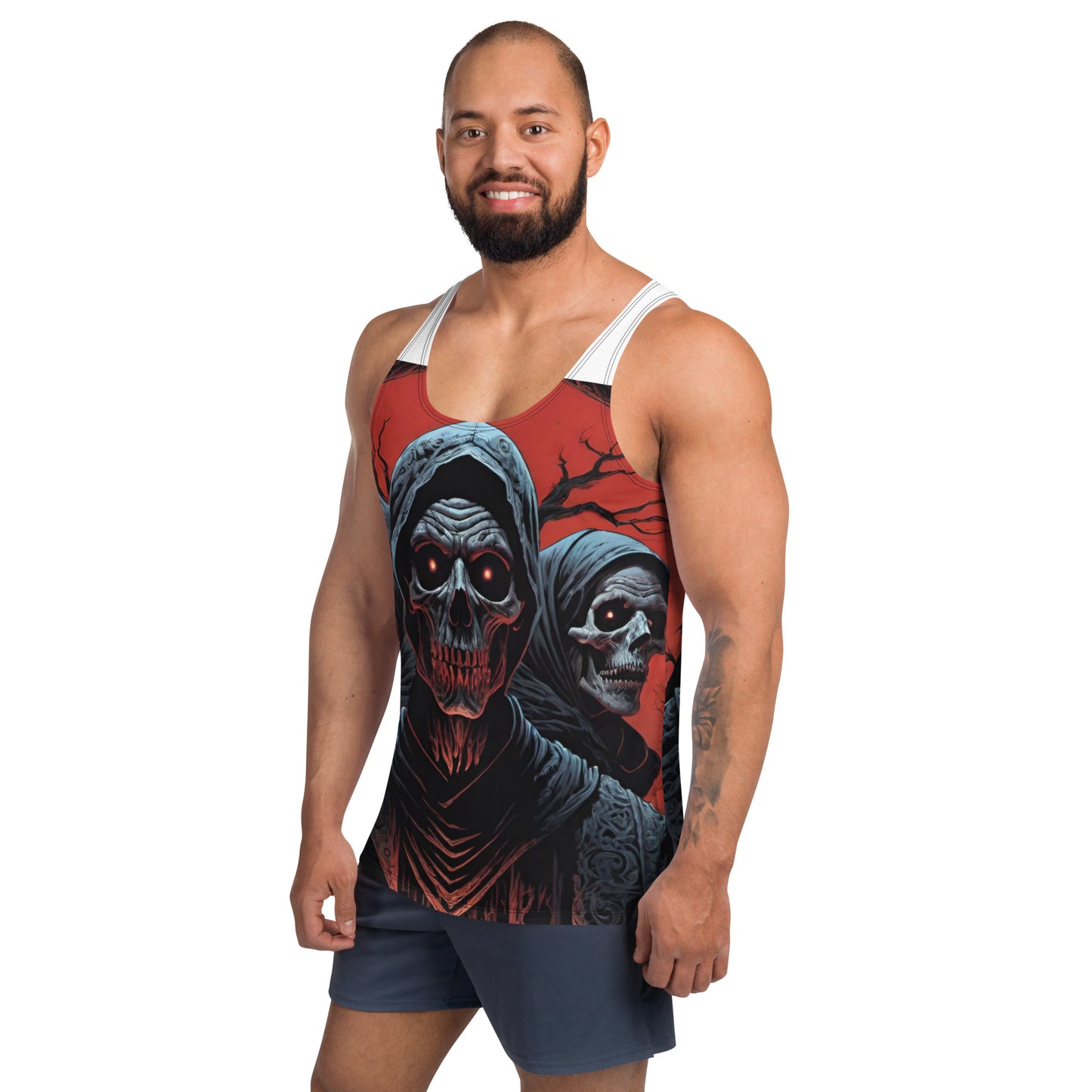 Twisted skulls tank top