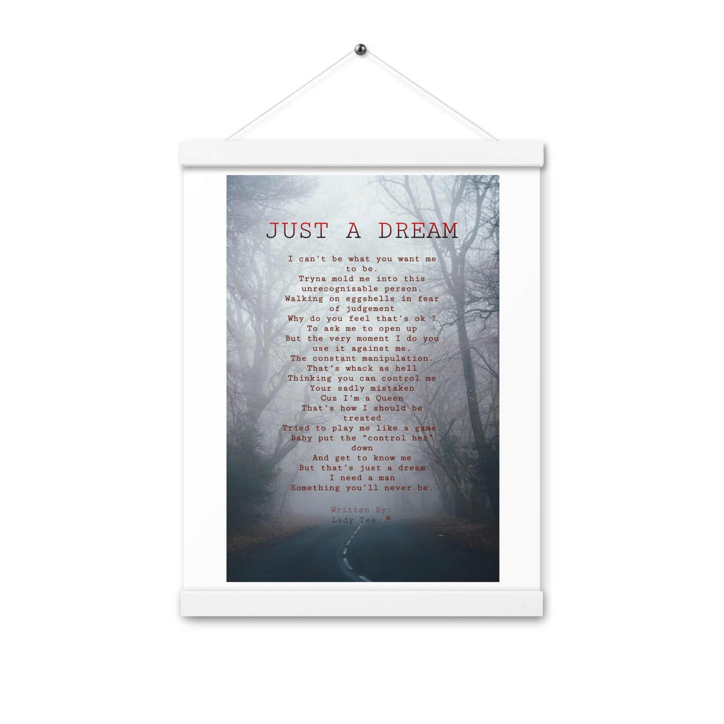 NSG lady tee poem