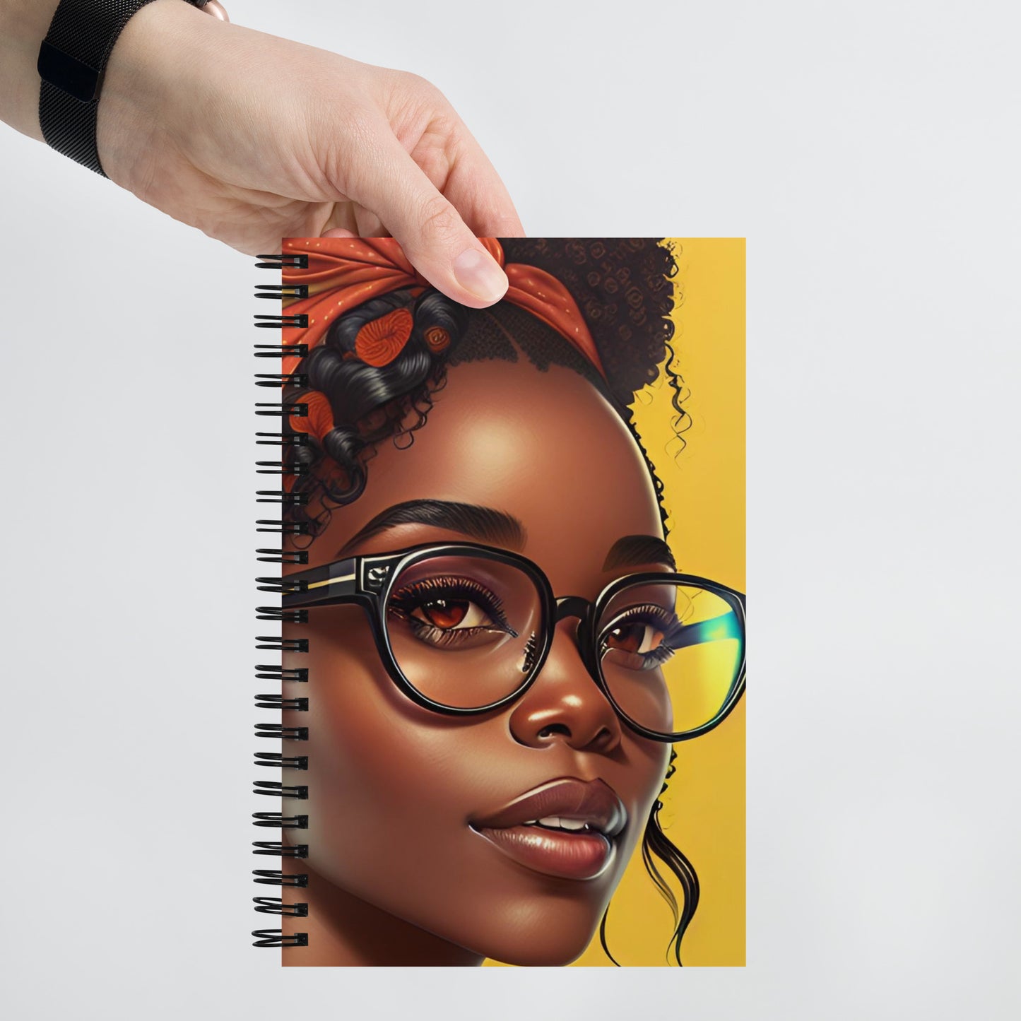Honey glow Spiral notebook