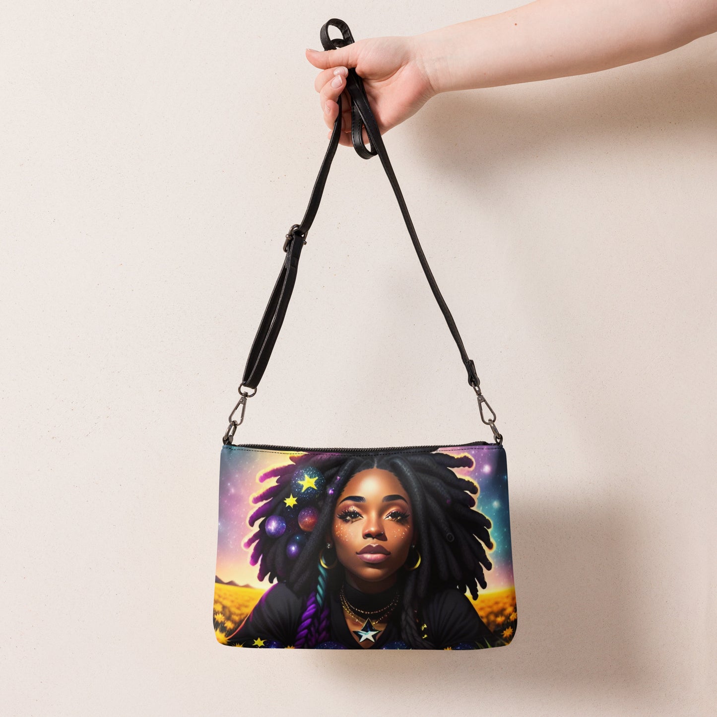 Peaceful galaxy Crossbody bag