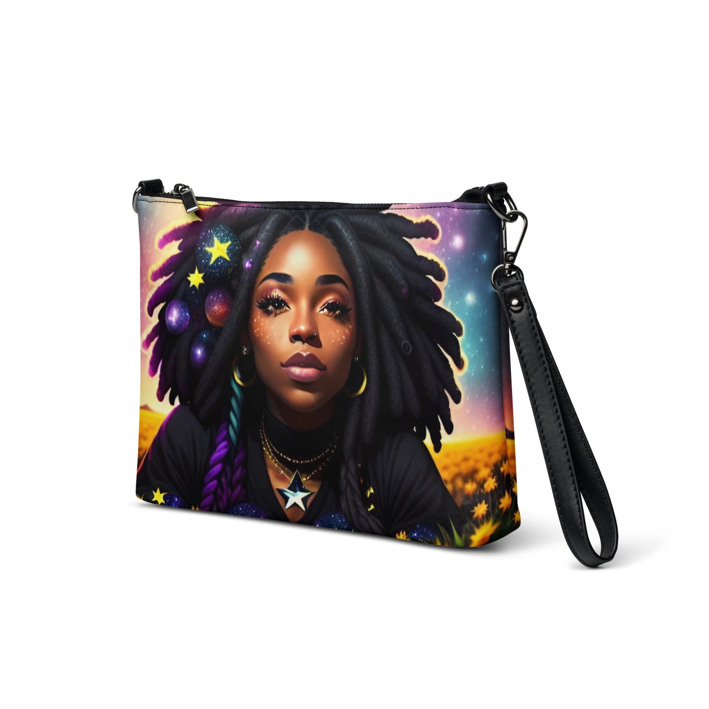 Peaceful galaxy Crossbody bag