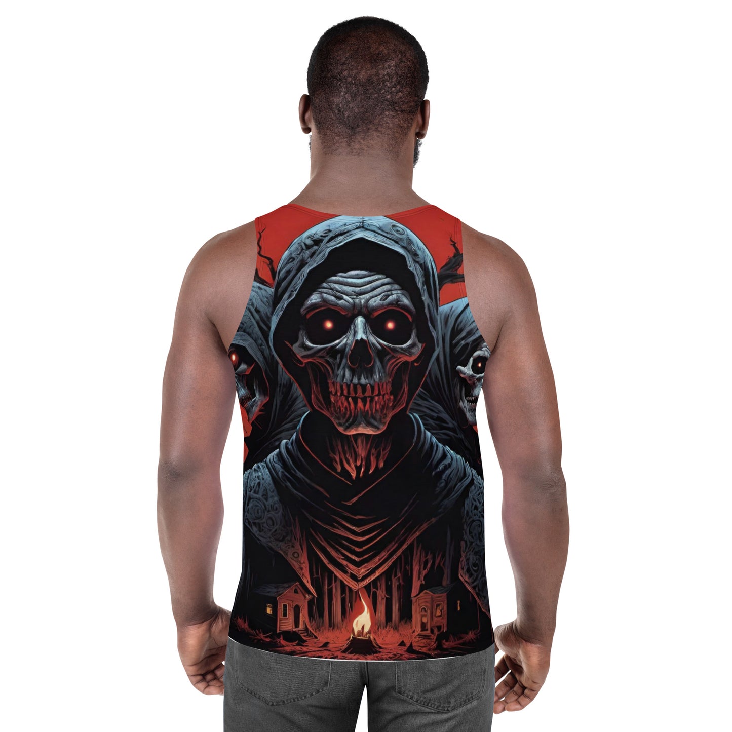 Twisted skulls tank top