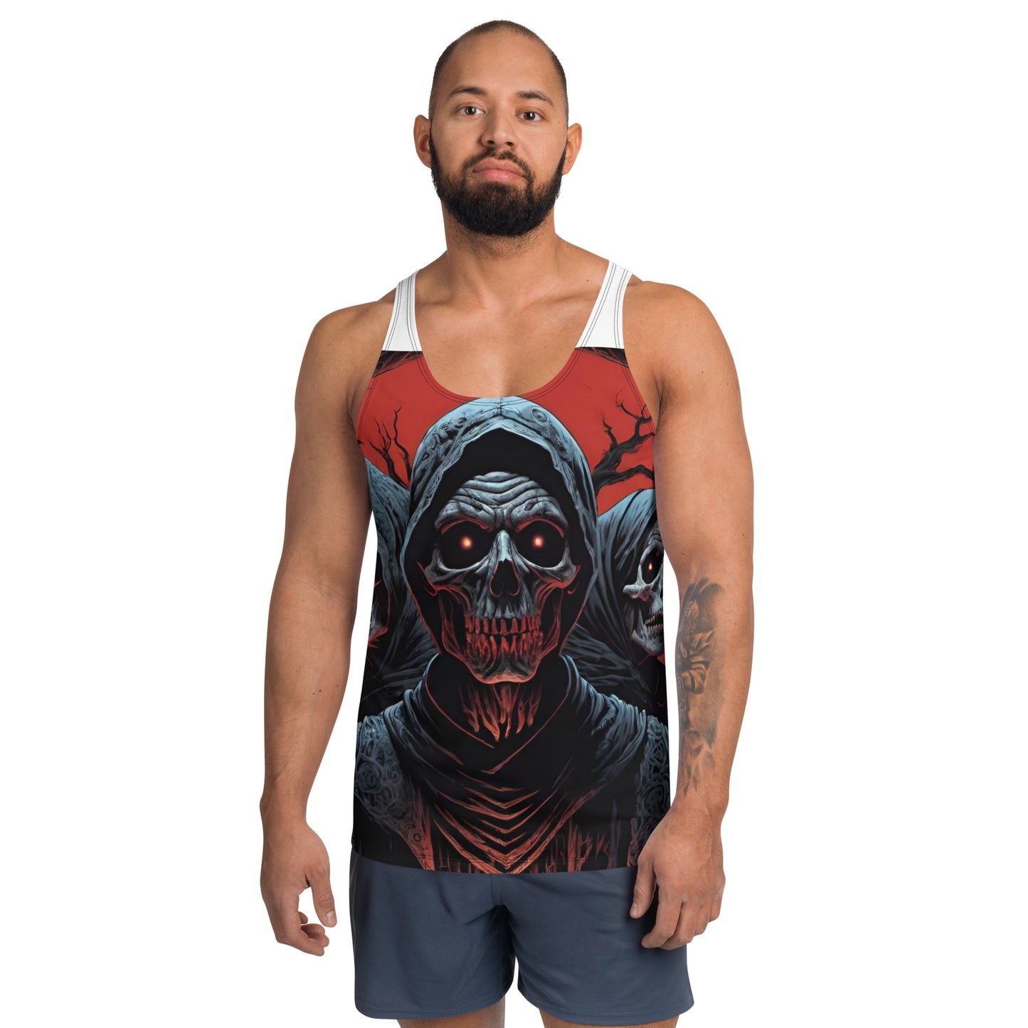 Twisted skulls tank top