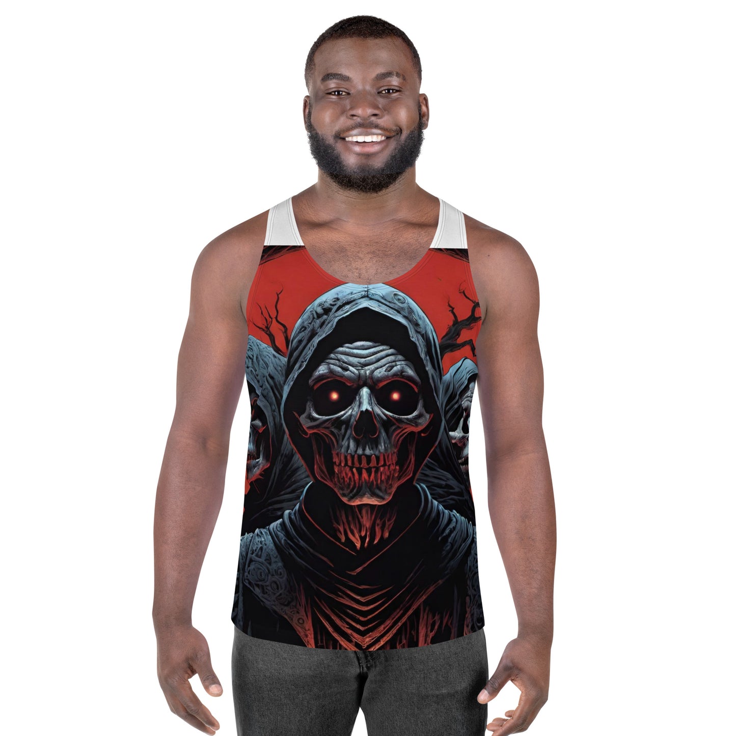 Twisted skulls tank top