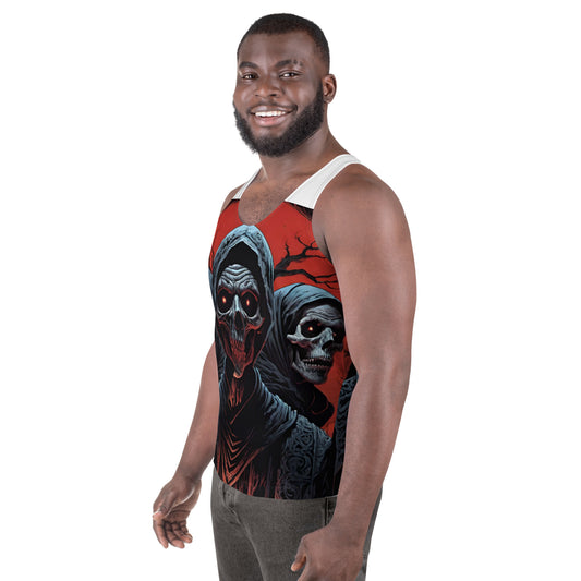 Twisted skulls tank top