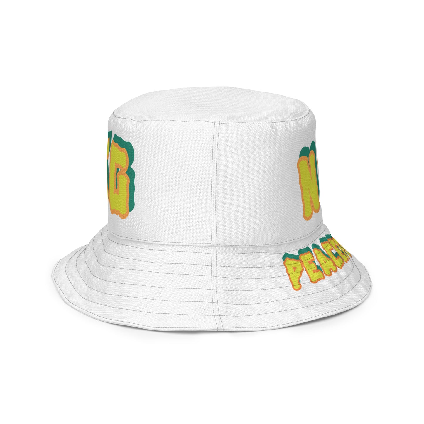 Peaceful vibes Reversible bucket hat