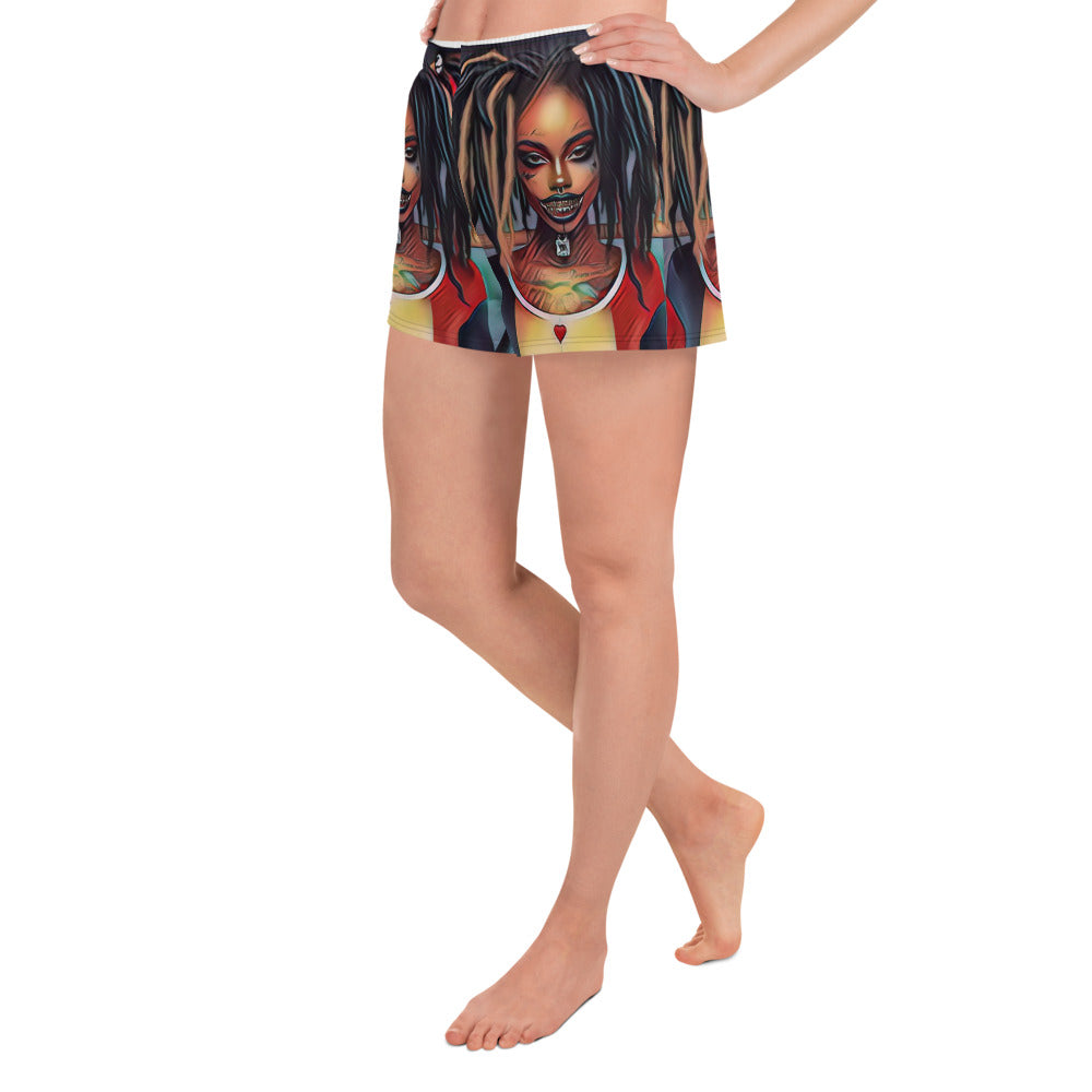 NSG dreaded lady joker Athletic Shorts