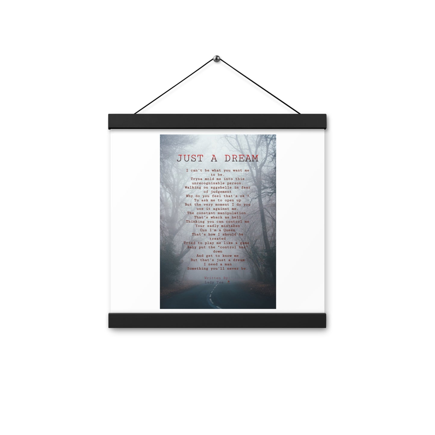NSG lady tee poem