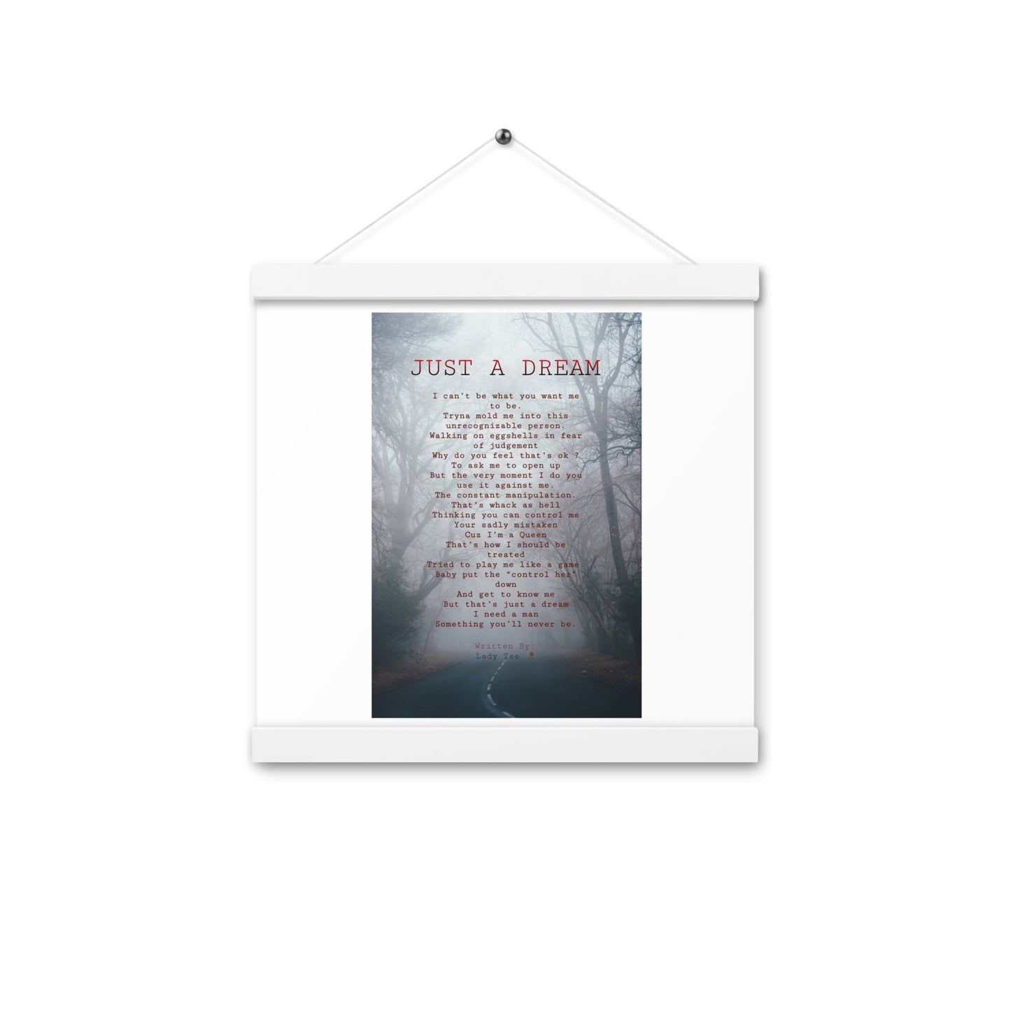 NSG lady tee poem