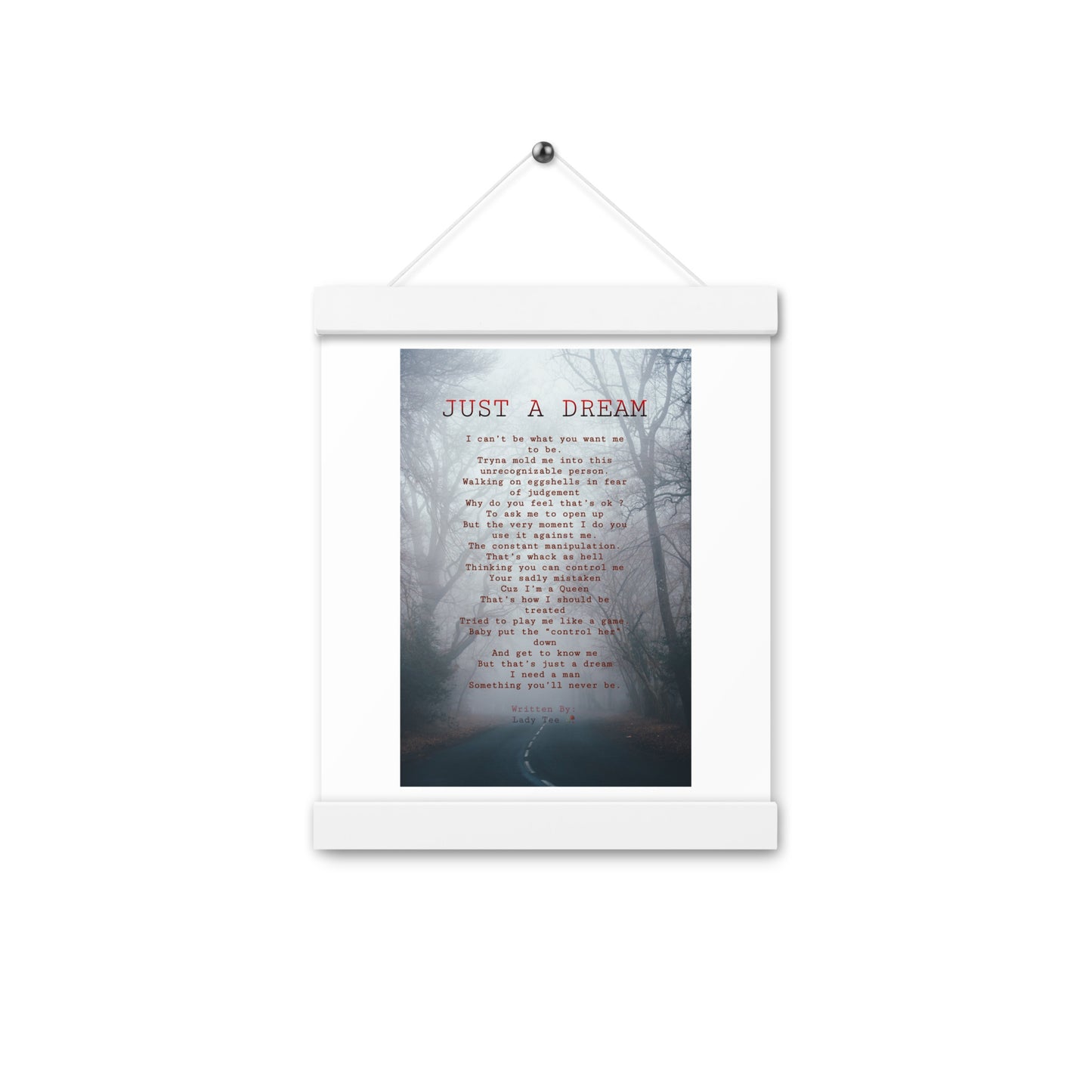 NSG lady tee poem