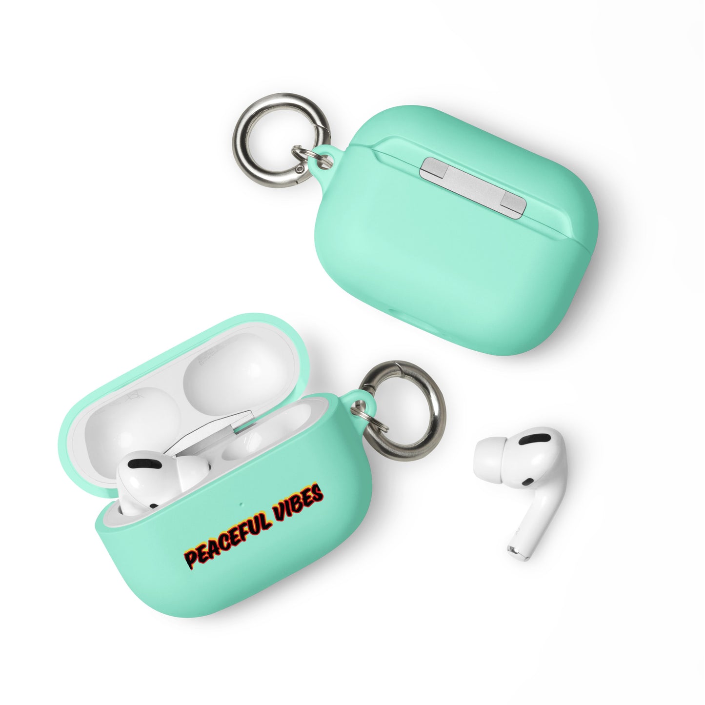 Peaceful vibes Rubber Case for AirPods®