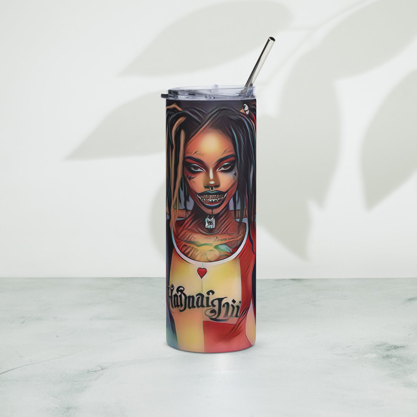 NSG dreaded lady joker steel tumbler