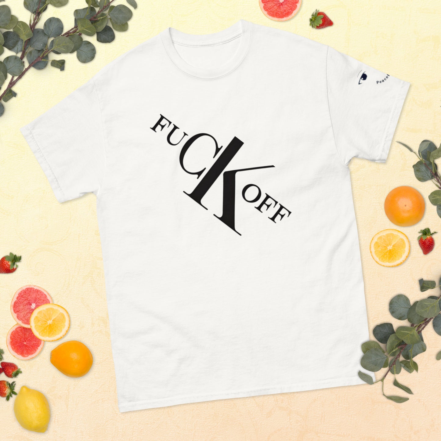 fu**k off  classic tee