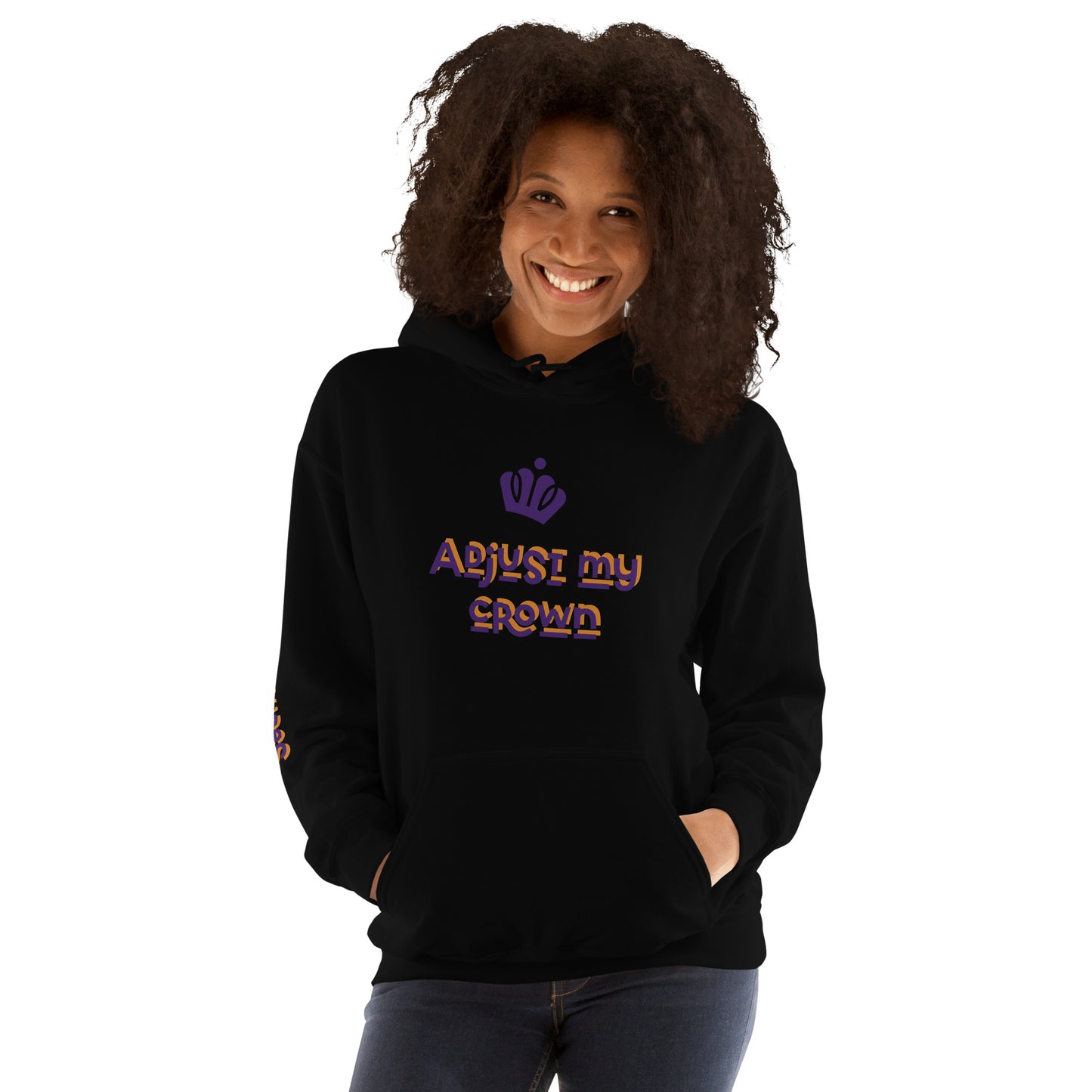 Adjusting my crown Unisex Hoodie