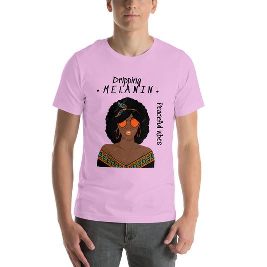 Dripping melanin  Unisex t-shirt