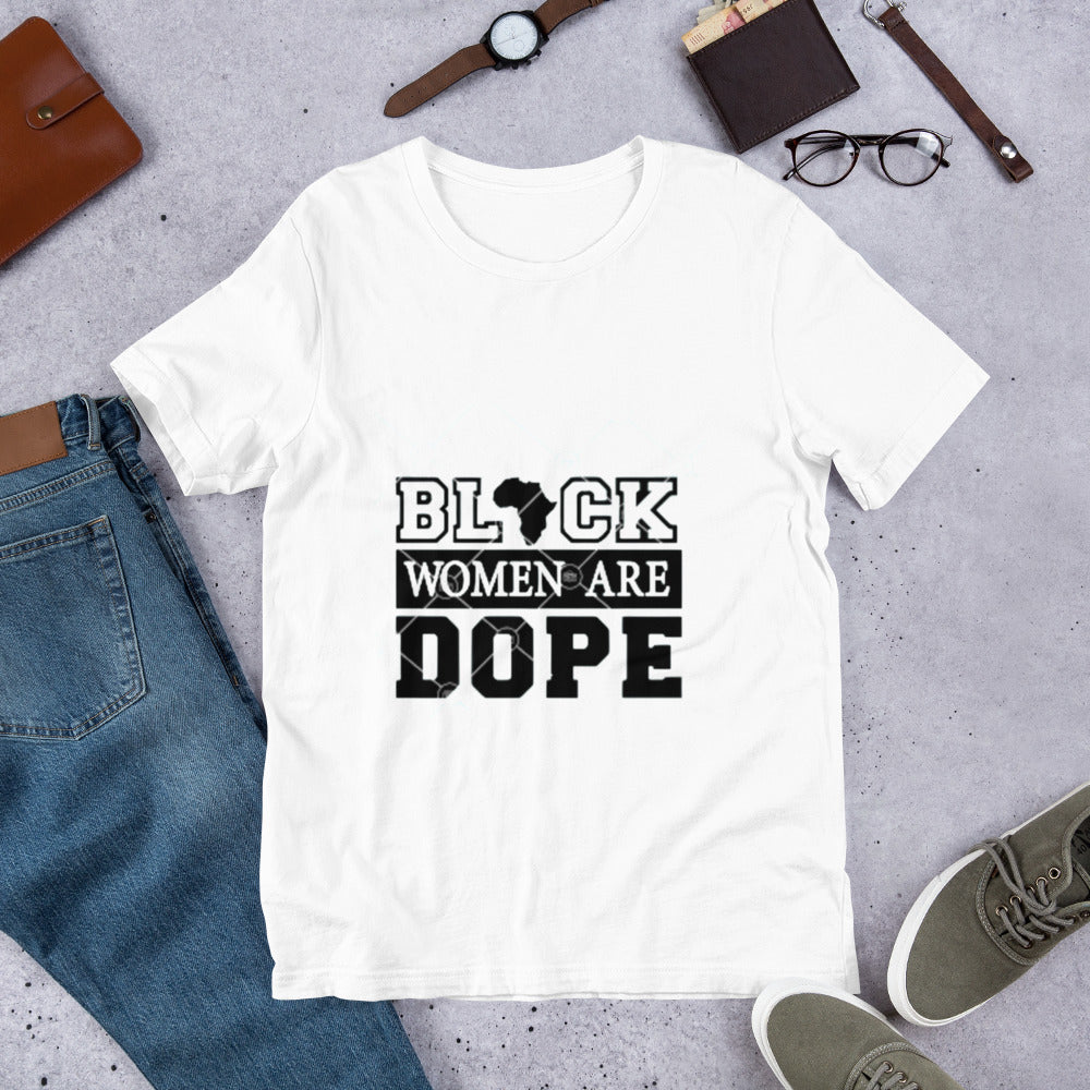 Black is dope Unisex t-shirt