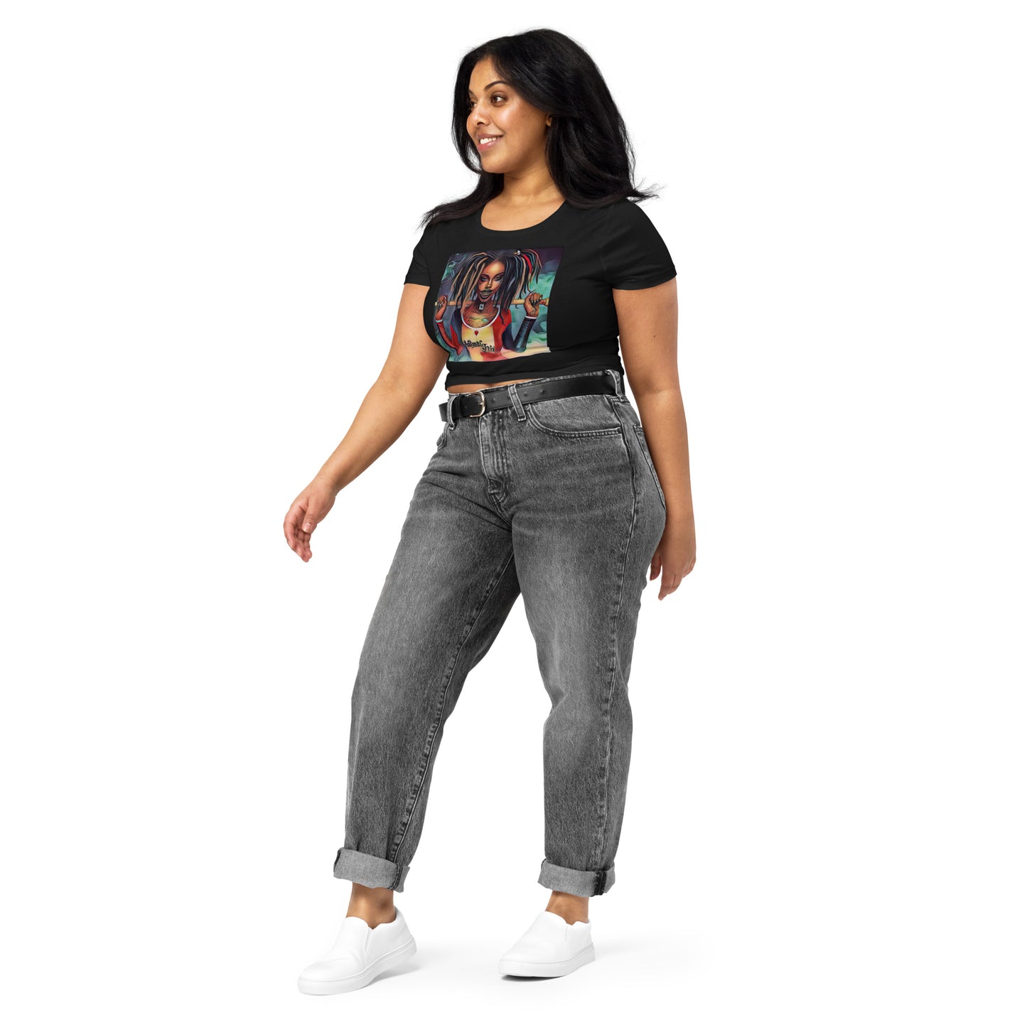 NSG dreaded lady joker Women’s Crop Tee