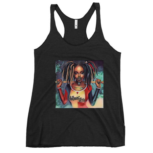 NSG dreaded lady joker Women's Racerback Tank