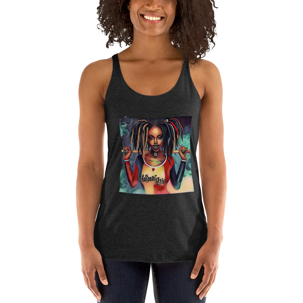 NSG dreaded lady joker Women's Racerback Tank