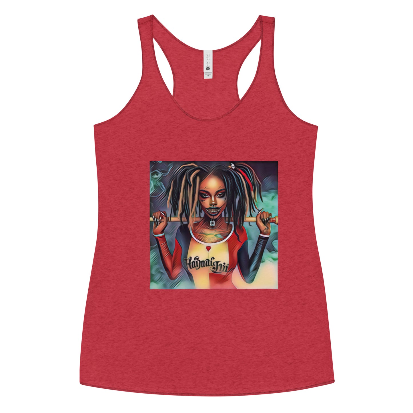 NSG dreaded lady joker Women's Racerback Tank