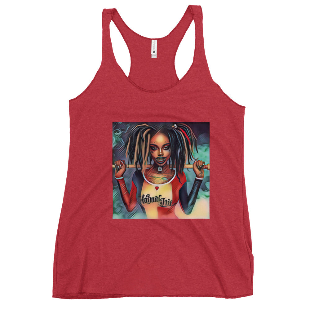 NSG dreaded lady joker Women's Racerback Tank